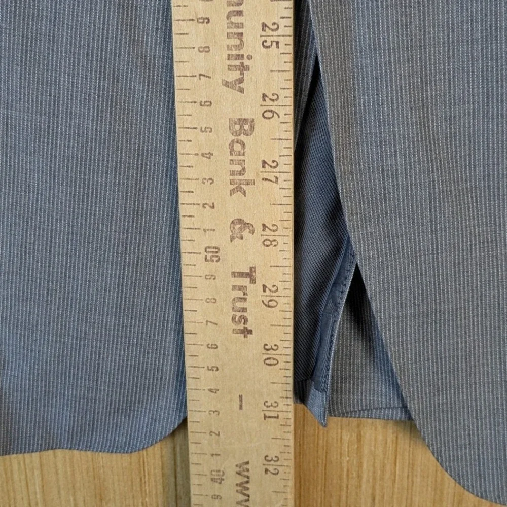 Banana Republic Modern Fit Blazer Mens 44R Grey Wool Blend Sport Coat Cocktail
